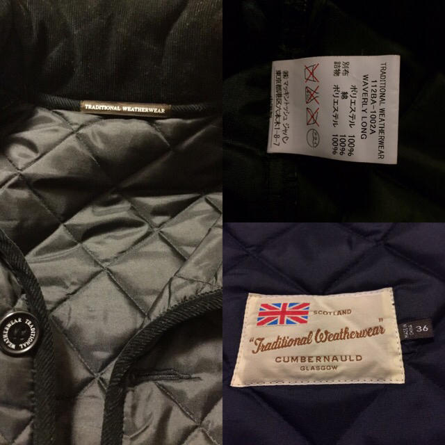 Traditional Weatherwear ロングコートブラック メンズのジャケット/アウター(ステンカラーコート)の商品写真