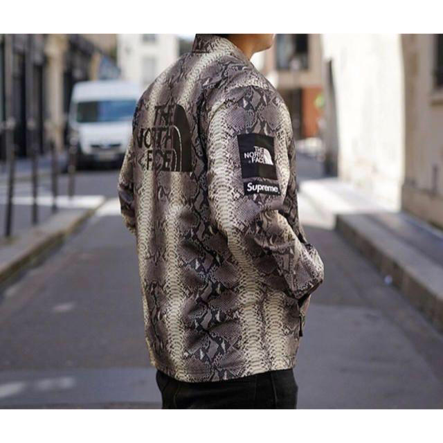 M supreme north face snakeskin jacket