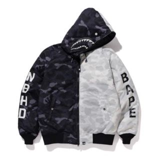 アベイシングエイプ(A BATHING APE)の【あきら様専用】ベイプ×ネイバーフッド  N2-B ダウンジャケット エイプ(ダウンジャケット)