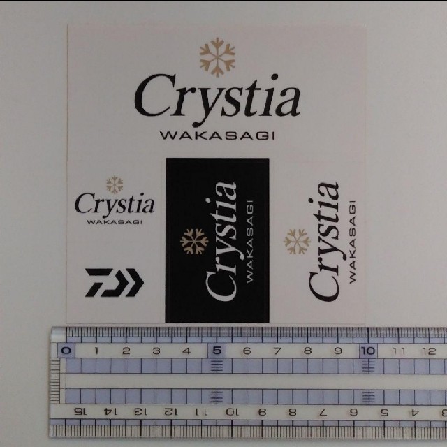 DAIWA(ダイワ)のDaiwa　Crystia　ステッカー1枚 スポーツ/アウトドアのフィッシング(その他)の商品写真