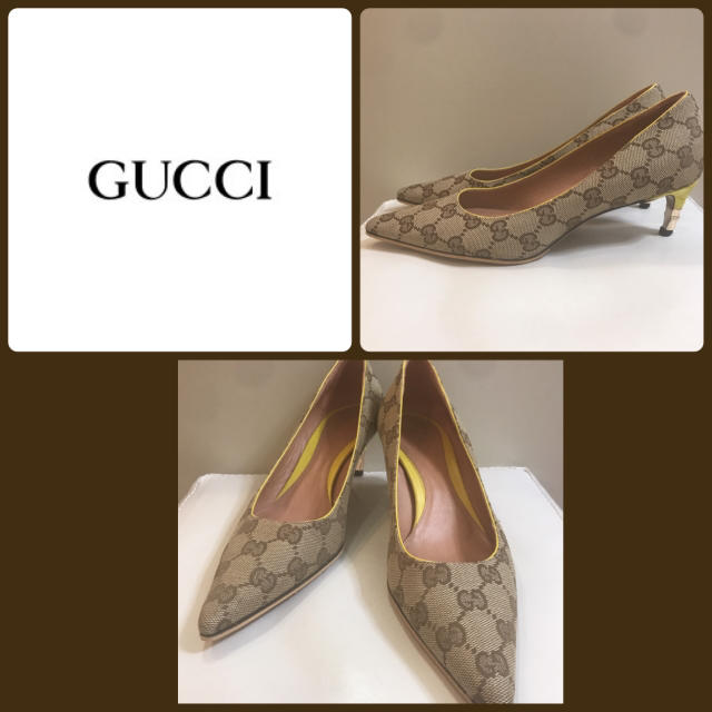 Gucci(グッチ)のGUCCI♡GG柄 ジャガード パンプス♡ レディースの靴/シューズ(ハイヒール/パンプス)の商品写真