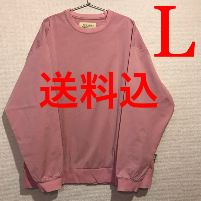 BEAMS(ビームス)の送料込み【L】SSZ SHAKA CREW PINK ロングスリーブTシャツ メンズのトップス(Tシャツ/カットソー(七分/長袖))の商品写真