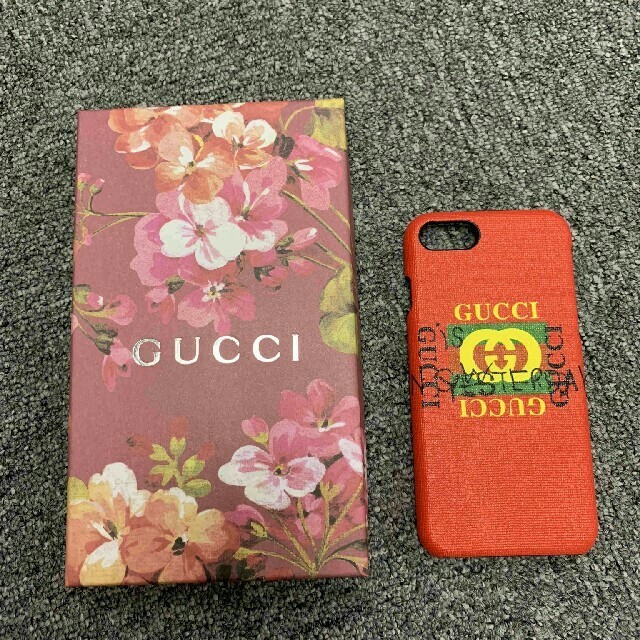 アイフォンケース かわいい | Gucci - Gucci　iPhoneケース　iPhone7-8　レッドの通販 by TaKuMu's shop｜グッチならラクマ