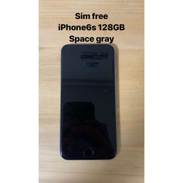 大好評 iPhone 6s Space Gray 128 GB SIMフリー スマートフォン本体