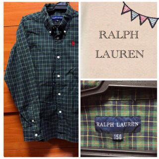 ラルフローレン(Ralph Lauren)のラルフローレン グリーンチェックシャツ(シャツ/ブラウス(長袖/七分))