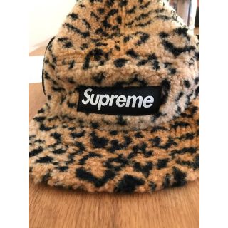 シュプリーム(Supreme)のsupreme Leopard Polar Fleece Camp Cap(キャップ)