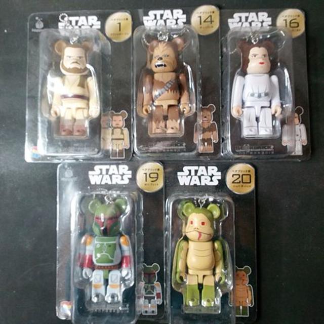 MEDICOM TOY(メディコムトイ)のBE@RBRICK STER WARS HAPPYくじ ベアブリック賞 5体 エンタメ/ホビーのフィギュア(SF/ファンタジー/ホラー)の商品写真