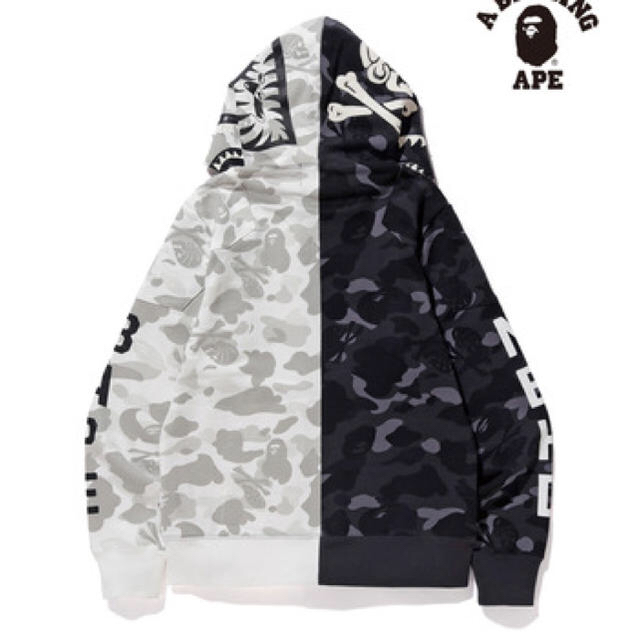 NEIGHBORHOOD(ネイバーフッド)のNEIGHBORHOOD × BAPE SHARK ZIP HOODED メンズのトップス(パーカー)の商品写真