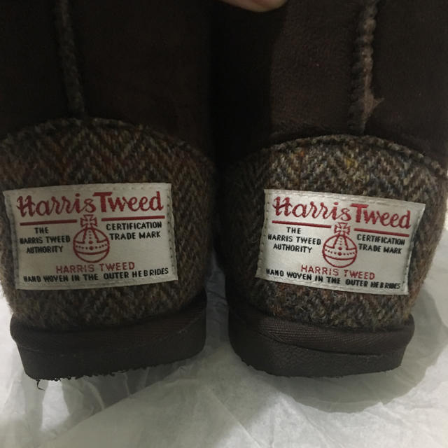 Harris Tweed(ハリスツイード)のハリスツイード  ムートンブーツ Mサイズ レディースの靴/シューズ(ブーツ)の商品写真