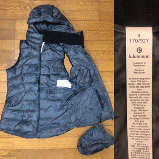 lululemon(ルルレモン)の★新品・未使用★  lululemon ダウンベスト サイズ8 スポーツ/アウトドアのトレーニング/エクササイズ(ヨガ)の商品写真