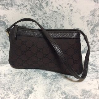 グッチ(Gucci)の正規品/美品/GUCCI/グッチ/GGキャンパス/アクセサリーポーチ(ポーチ)