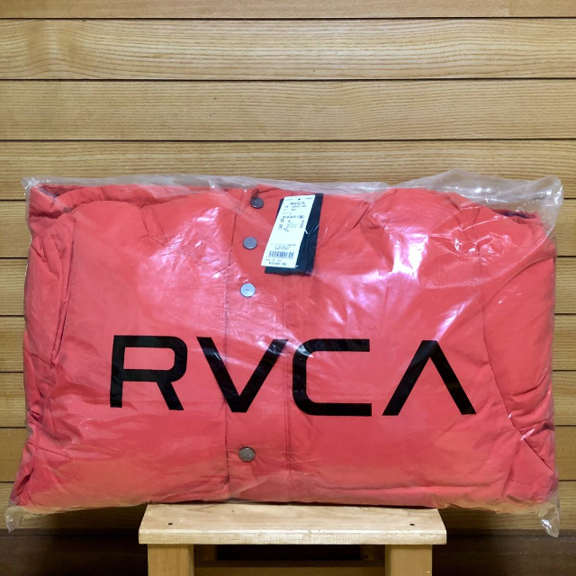 新品 RVCA ダウンジャケット L ルカ ルーカ PUFFA JACKET 赤画像4枚目参照サイズ