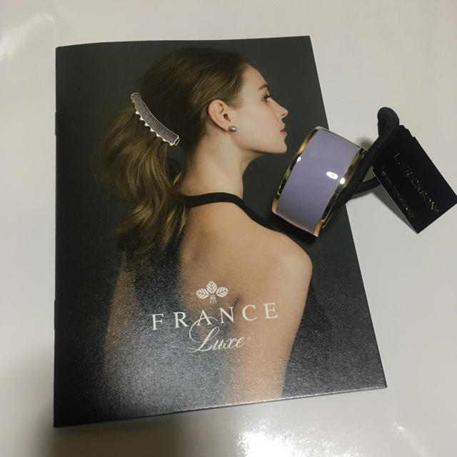 france luxe パステル エナメル カフポニー レディースのヘアアクセサリー(バレッタ/ヘアクリップ)の商品写真