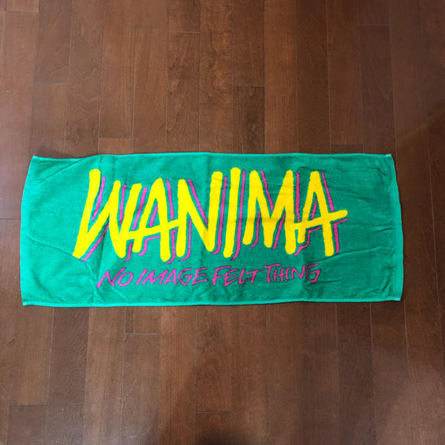WANIMA(ワニマ)のWANIMA グリーンタオル エンタメ/ホビーのアニメグッズ(タオル)の商品写真