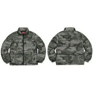 シュプリーム(Supreme)の定価以下国内新品 supreme  reflective camo Down Ｍ(ダウンジャケット)