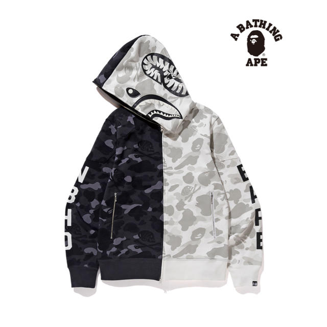 一流の品質 camo BAPE NEIGHBORHOOD - NEIGHBORHOOD shark パーカー