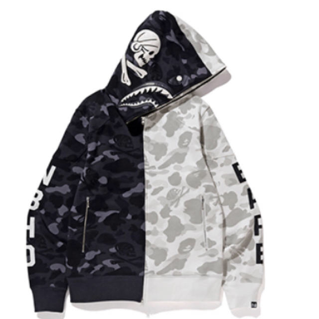 A bathing ape x neighborhood パーカー　L