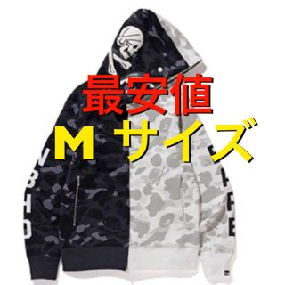 BAPE × NEIGHBORHOOD シャーク パーカー Mサイズ  迷彩