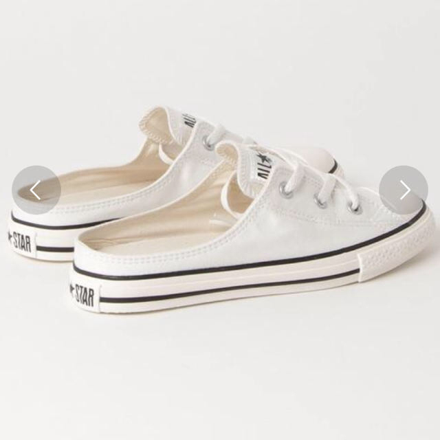 ☆CONVERSE☆MULE SLIP OX  S  WHITE  / 4