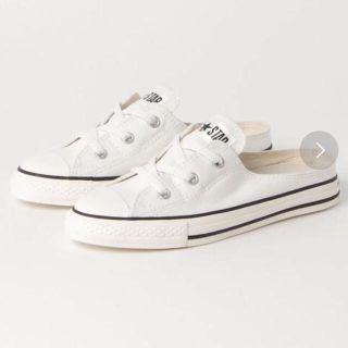 コンバース(CONVERSE)の ☆CONVERSE☆MULE SLIP OX  S  WHITE  / 4(スニーカー)