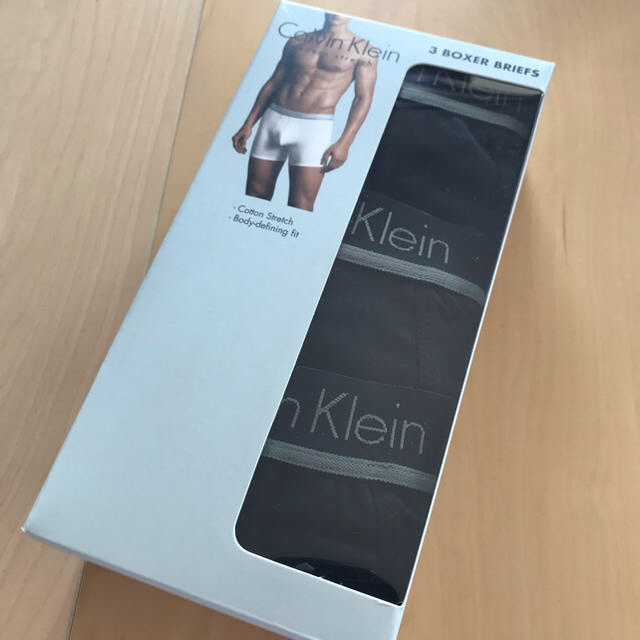 Calvin Klein(カルバンクライン)の正規品新品Calvin Klein　ボクサーパンツ 2枚組(ブラック)Mサイズ メンズのアンダーウェア(ボクサーパンツ)の商品写真