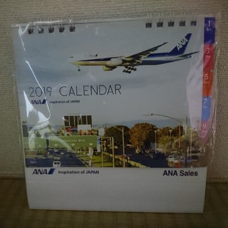 エーエヌエー(ゼンニッポンクウユ)(ANA(全日本空輸))のANA卓上カレンダー2019(カレンダー/スケジュール)