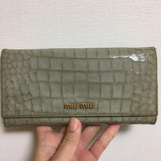 ミュウミュウ(miumiu)のmiu miu 長財布☆(財布)