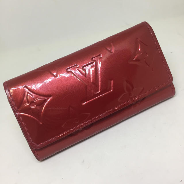 LOUIS VUITTON - 【Louis Vuitton】 4連キーケース★ ヴェルニ ヴィトン レッドの通販 by shake ｜ルイ