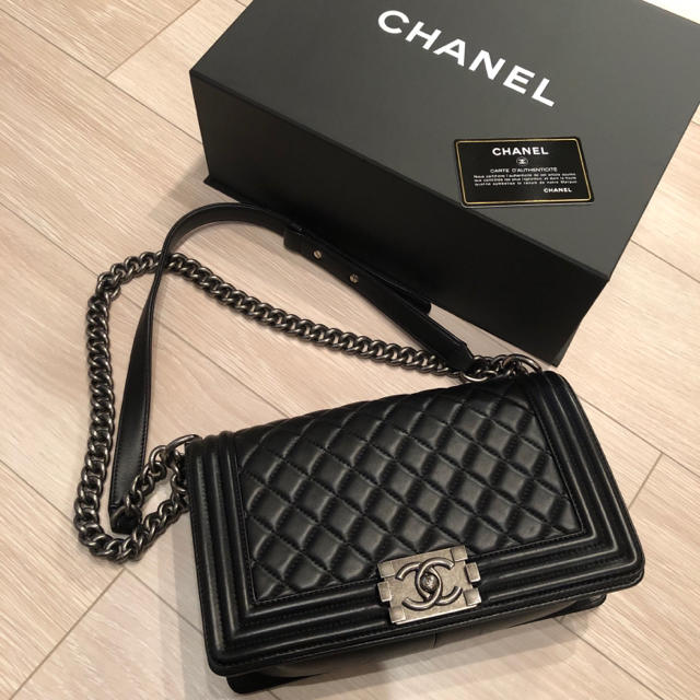 確実正規！CHANEL♡ボーイシャネル バッグ♡ラムスキン♡バッグ