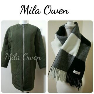 ミラオーウェン(Mila Owen)の新品未使用★ミラオーウェン コート ストール(ロングコート)