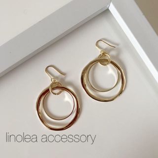 デザインフープピアス&べっこうフープピアス(ピアス)