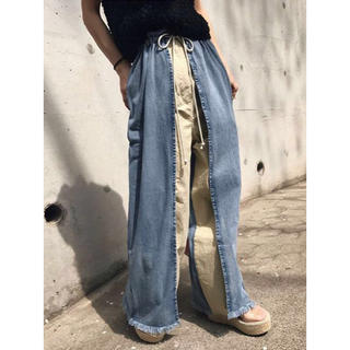 アメリヴィンテージ(Ameri VINTAGE)のMIX MATERIAL PANTS(カジュアルパンツ)