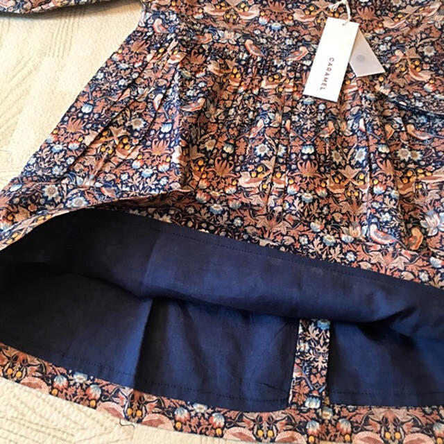 しゃん様ご専用】キャラメル 18AW avocet リバティワンピース 2y | www