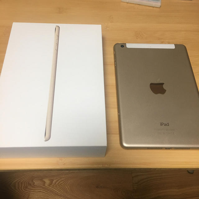 PC/タブレットiPad mini3 Wi-Fi＋Celler 128GB ゴールド