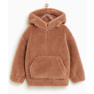 ザラキッズ(ZARA KIDS)のZARA kids ボアパーカー(ニット)