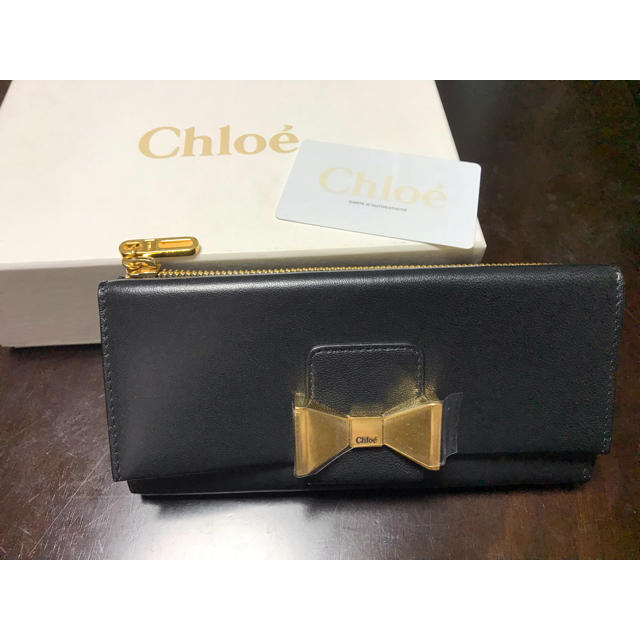 Chloe(クロエ)のクロエ 長財布 リボン レディースのファッション小物(財布)の商品写真