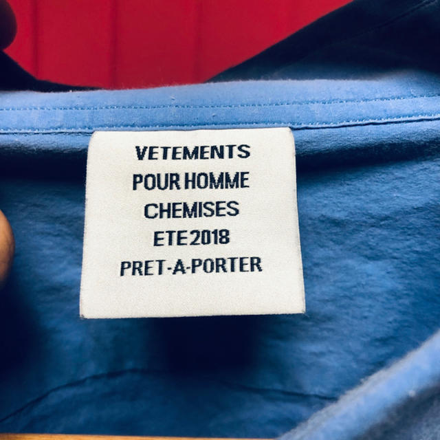 Balenciaga(バレンシアガ)のVetements オーバーサイズシャツ メンズのトップス(シャツ)の商品写真