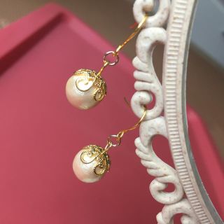 コットンパール シンプル ピアス(ピアス)