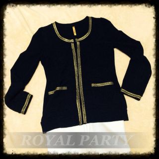 ロイヤルパーティー(ROYAL PARTY)のROYAL PARTYカーディガン(カーディガン)