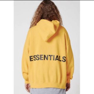 フィアオブゴッド(FEAR OF GOD)のFOG ESSENTIALS FOODIE yellow(パーカー)