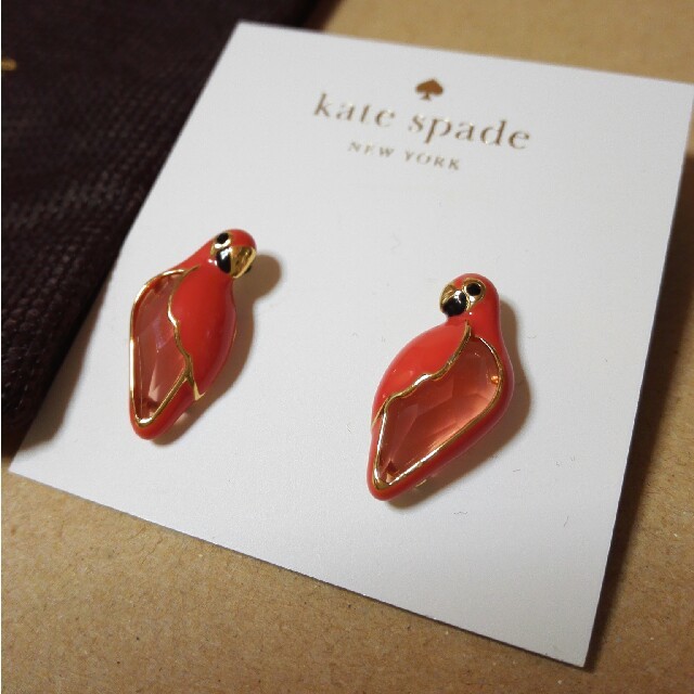 kate spade new york(ケイトスペードニューヨーク)の◆未使用品◆kate spade ケイトスペード ピアス 鳥モチーフ レディースのアクセサリー(ピアス)の商品写真