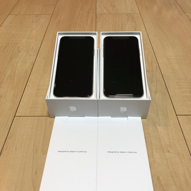 iPhoneX 64GB silver SIMロック解除可 最高級のスーパー