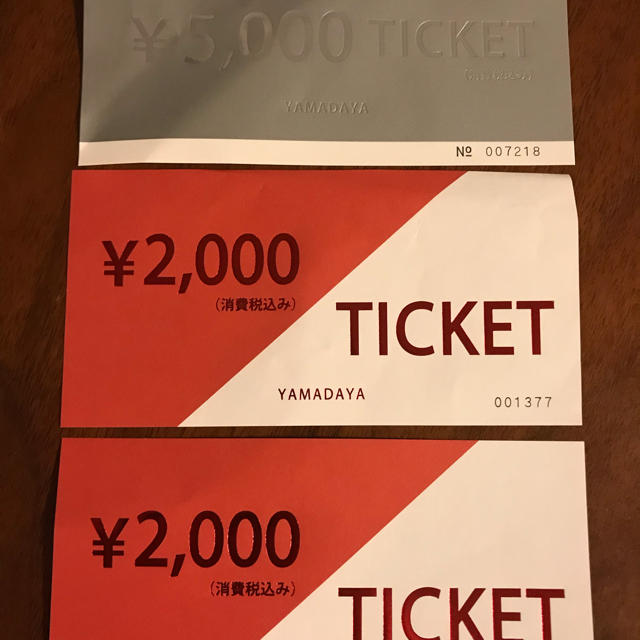 ヤマダヤ スコットクラブ 金券 9000円