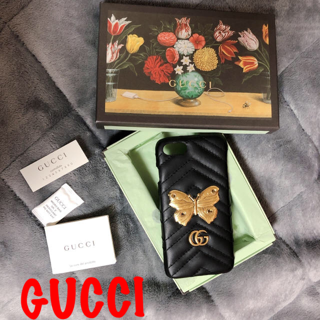 Gucci - 【正規品】グッチ iPhone7 iPhone8 ケース カバーの通販 by 早い者勝ち！｜グッチならラクマ