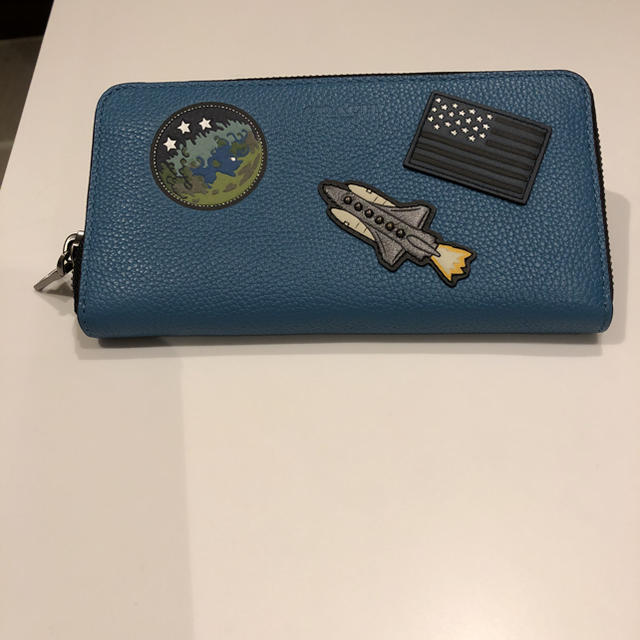 COACH/NASA コラボ スペース レザー長財布