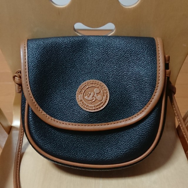 Disney(ディズニー)の【レア】【未使用品】オールドミッキーレザー調ポシェット レディースのバッグ(ショルダーバッグ)の商品写真