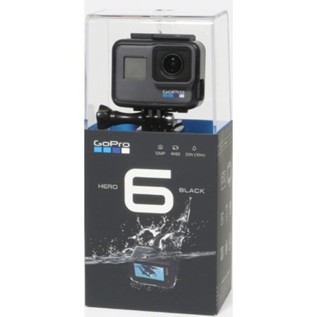 ビデオカメラ新品★Go Pro HERO6★CHDHX-601-FW ウェアラブルカメラ