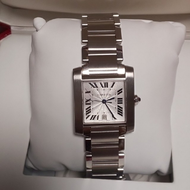 Cartier(カルティエ)の【りゅか様専用】Cartier 時計  タンクフランセーズ W51002Q3 メンズの時計(腕時計(アナログ))の商品写真