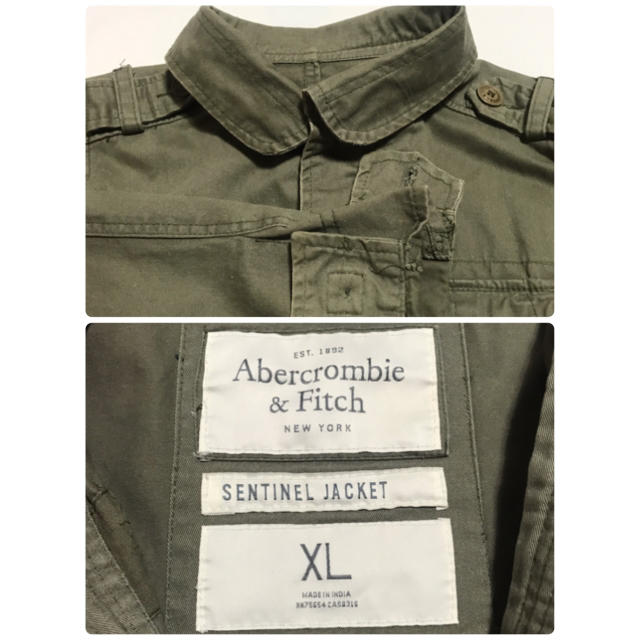 Abercrombie&Fitch(アバクロンビーアンドフィッチ)の古着 Abercrombie&Fitch ジャケット ミリタリージャケット メンズのジャケット/アウター(ミリタリージャケット)の商品写真