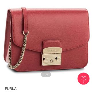 フルラ(Furla)のフルラ   最終値下げ 今期完売 レッド ルビー 新品未使用 メトロポリス(ショルダーバッグ)